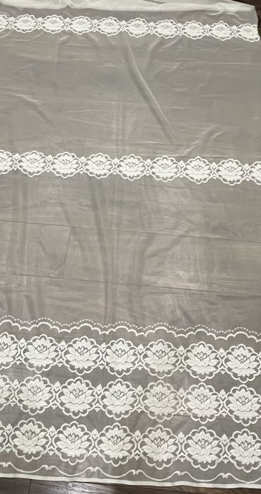 Тюль гардина з тесьмою