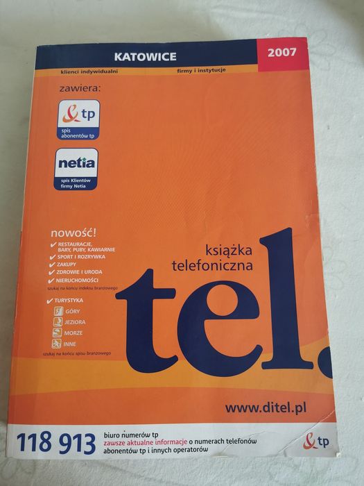 Książka telefoniczna Katowice 2007