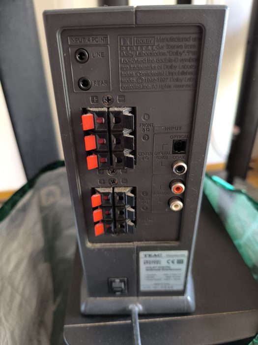 Sistema souround 6.1 LG + central TEAC