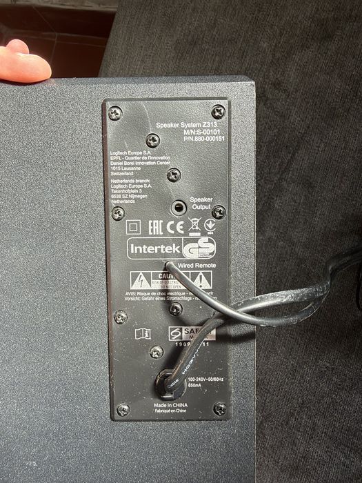 Colunas Logitech Z313