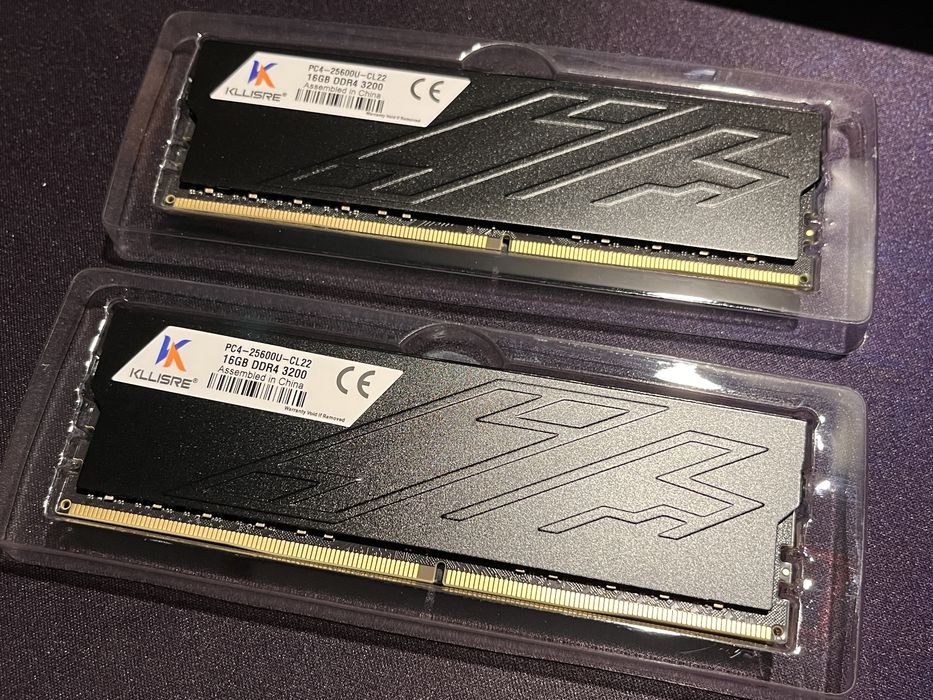 Нова оперативна пам'ять Kllisre DDR4 32Gb (2x16Gb 3200MHZ) Black