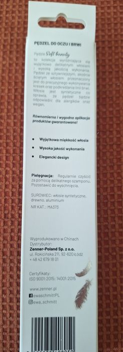 Pędzel do makijażu oczu i brwi Ewa Schmitt