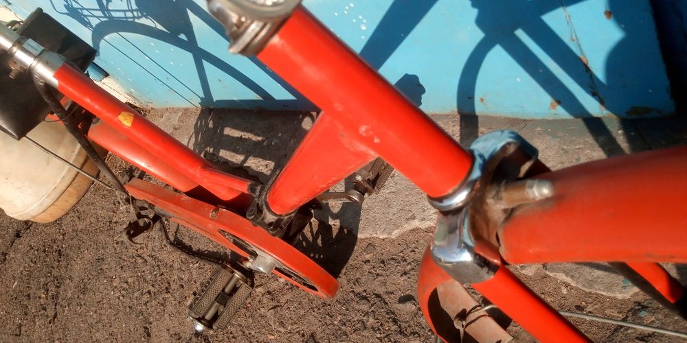 Велосипед, складной , был на 24 колёсах