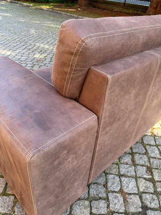 Sprzedam używana sofa/brązowa