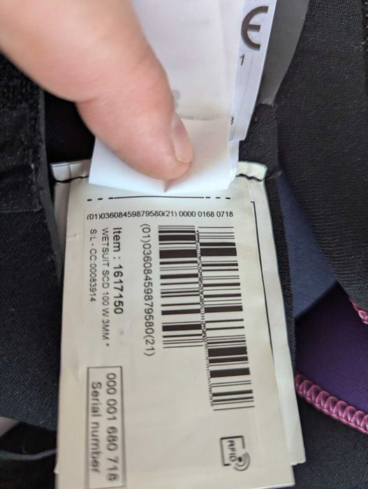 Гідрокостюм Decathlon 3мм, розмір L, новий