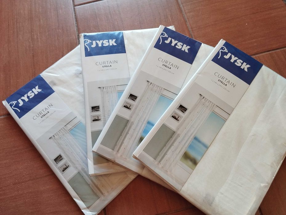 gotowa firanka z JYSKa 145x245/235 - 4sztuki