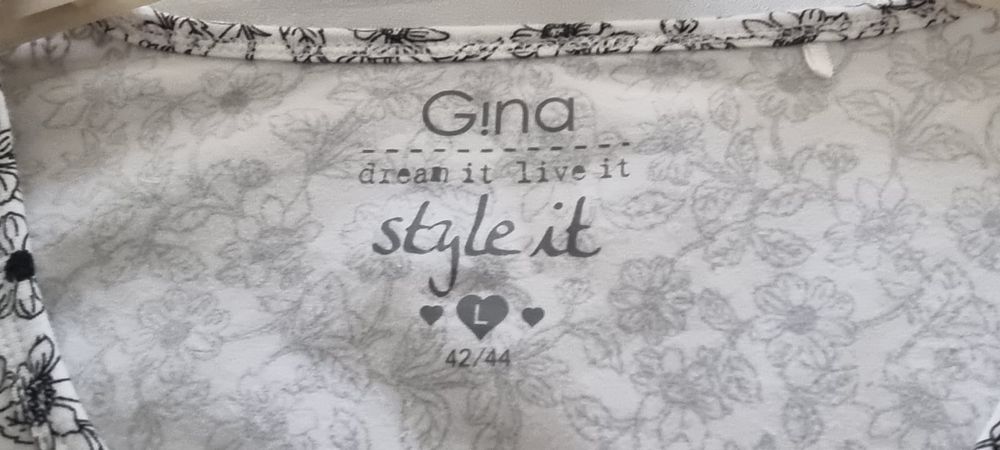 XL /42/44 G!na nowa bawełniana bluzeczka w kwiatuszki