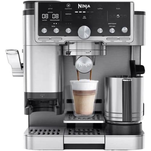 Рожкова кавоварка еспресо NINJA Luxe Cafe Premier ES701EU