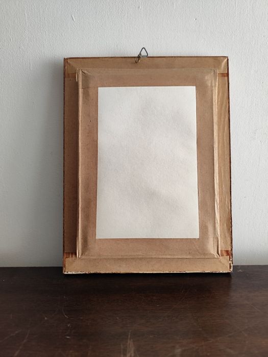 Obrazek Matki Boskiej Częstochowskiej 3D z lat PRL-u  religijny obraz