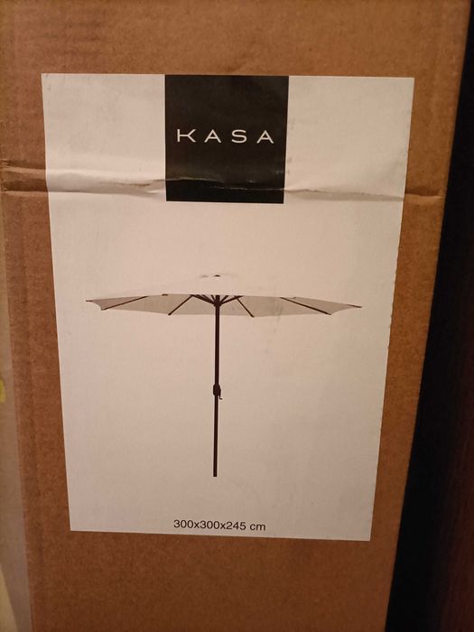 Guarda-sol de 3 m de diâmetro e com manivela - C/o Novo