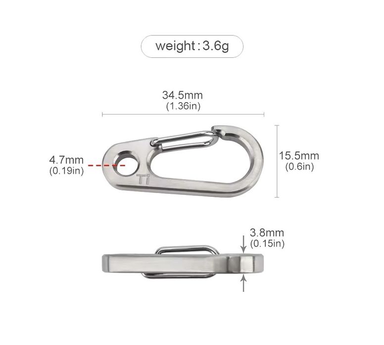 EDC ‼️ Інструмент кріплення • 2 вида • Крихітний та міцний карабін