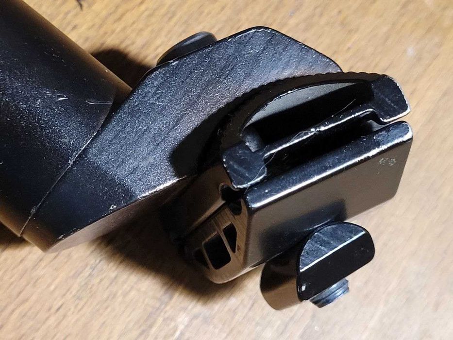 Кермо 60.5х22 металеве, Штир під сідло алюм. 31.6х32см.+замок 210