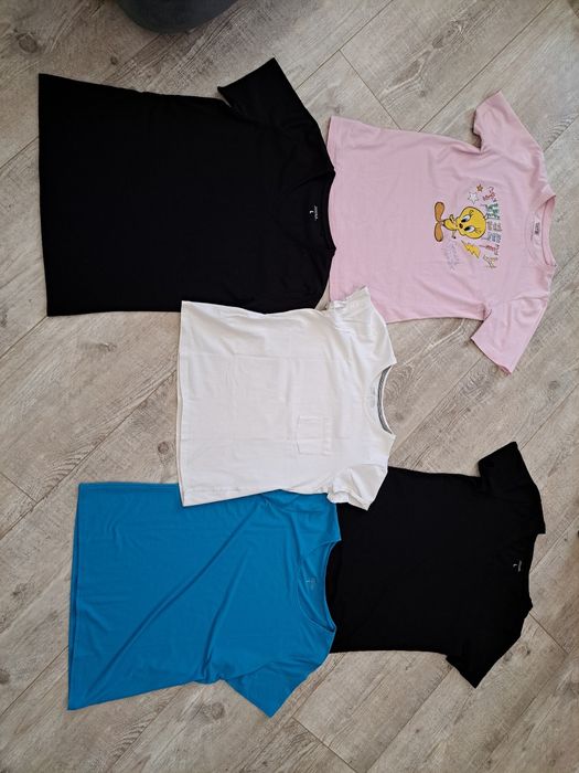 T-shirt damski - 5 szt. - rozm L/XL - używane