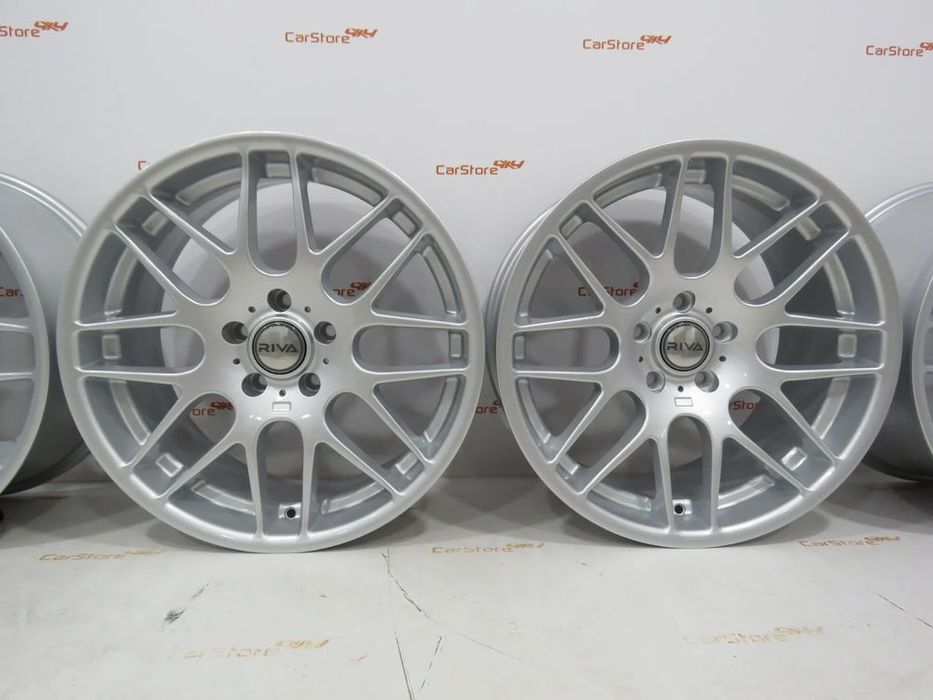 Jantes Riva RVD / Bmw M3 CSL 19 '' 8 et 34 + 9 et 37 5x120 Silver