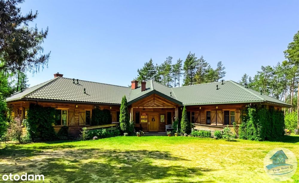 Wyjątkowe siedlisko w lesie, blisko jeziora-Skępe.
