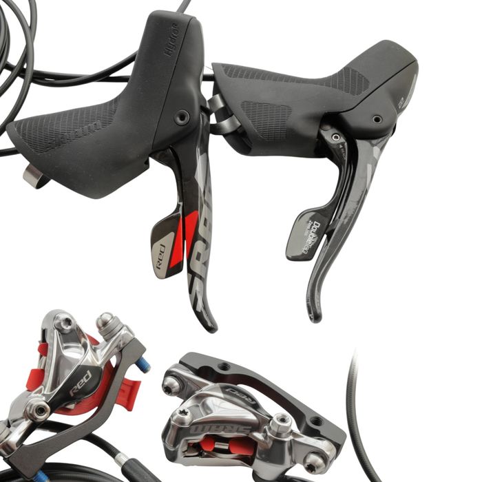 Nowe! SRAM RED 2x11 HDR klamkomanetki manetki hamulce hydrauliczne