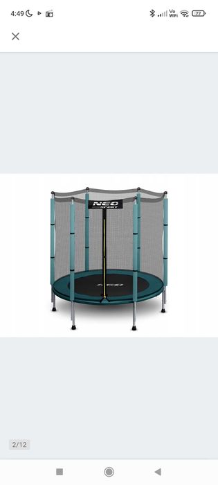 Trampolina ogrodowa dla dzieci 140 cm 4,5 ft Neosport