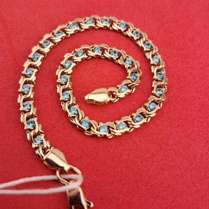 Срочно! Золотой браслет 6,16 гр  19 см Золотий браслет Золото 585