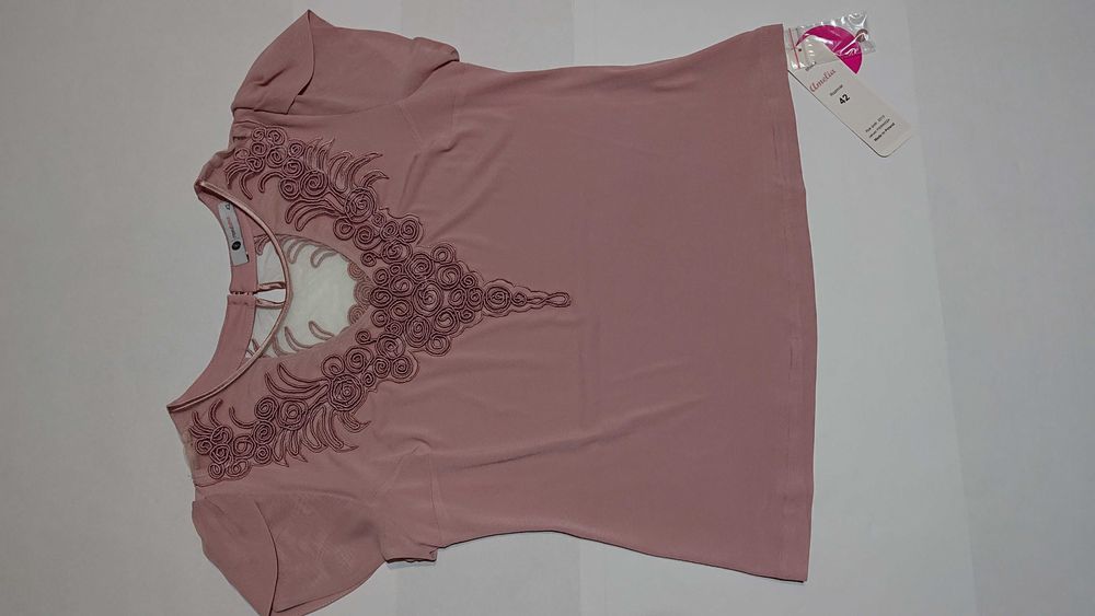 Женская блуза блузка eu42 l xl 48 52 футболка