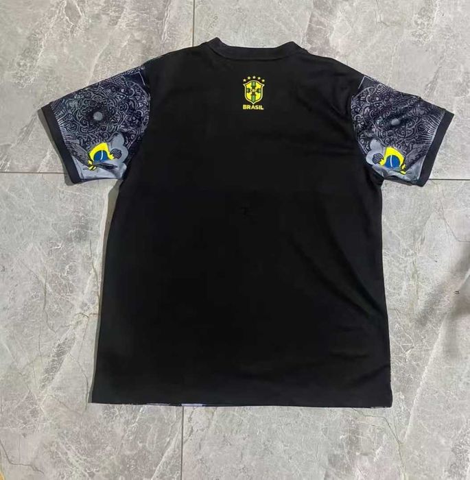 Kreatywna koszulka tematu drużyny Brazylii /L