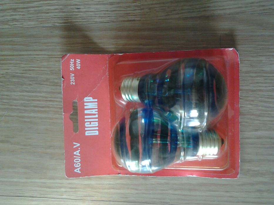 Lâmpadas E27 coloridas Novas