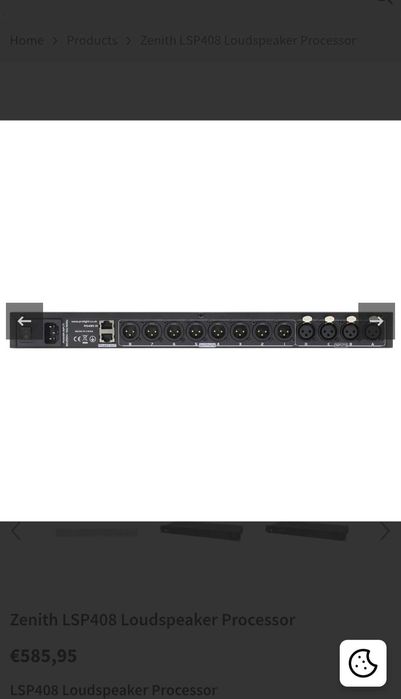 Processador de som digital ZENITH Lsp408 "crossover"