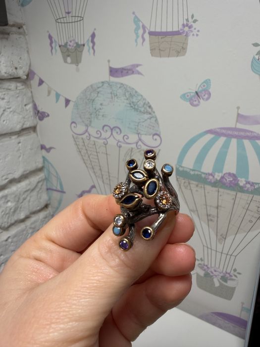 Срібна каблучка кольцо серебрянное