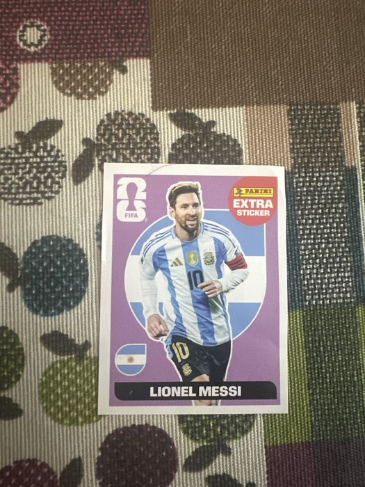 Messi e Hakimi Extra Sticker Panini Mundial 2026