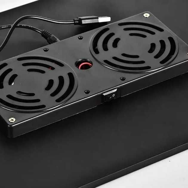 Столик-трансформер для ноутбука LapTop Table T8 з двома вентиляторами