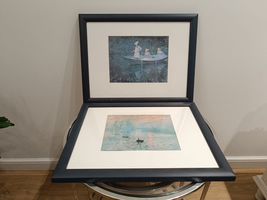 Zestaw 2 grafik Claude Monet – „Impresja, wschód słońca” i „Kobiety w