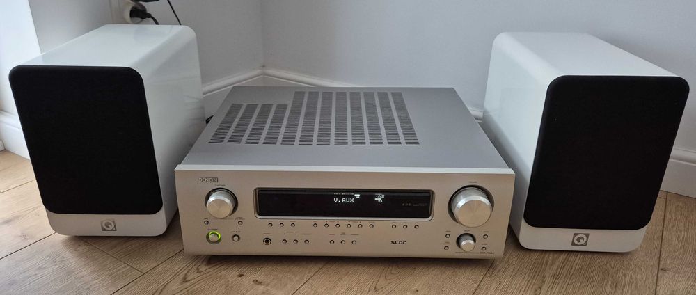 Amplituner Denon DRA-700AE + QACOUSTICS QA2020i - stan BDB