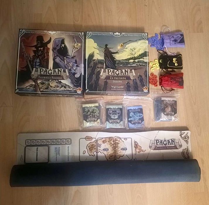 Pagan gra planszowa + zestaw dodatków