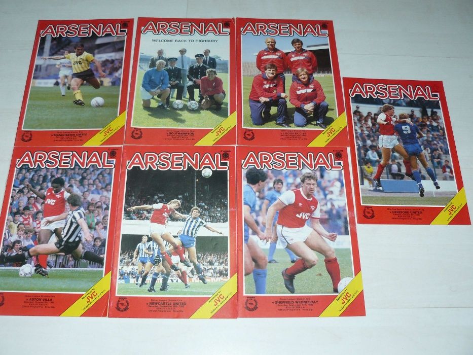 Футбольні програмки Arsenal Арсенал.