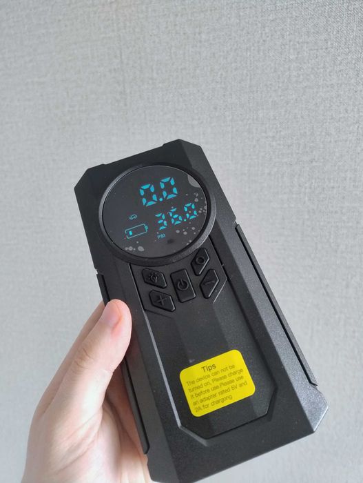 Автомобільний Компресор + Бустер (пусковий пристрій) + повербанк