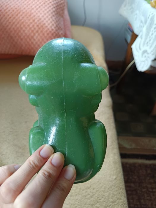 Żaba zabawka z lat 90