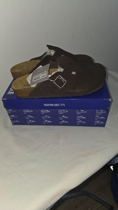 Klapki Birkenstock Boston kolor Mocha 39