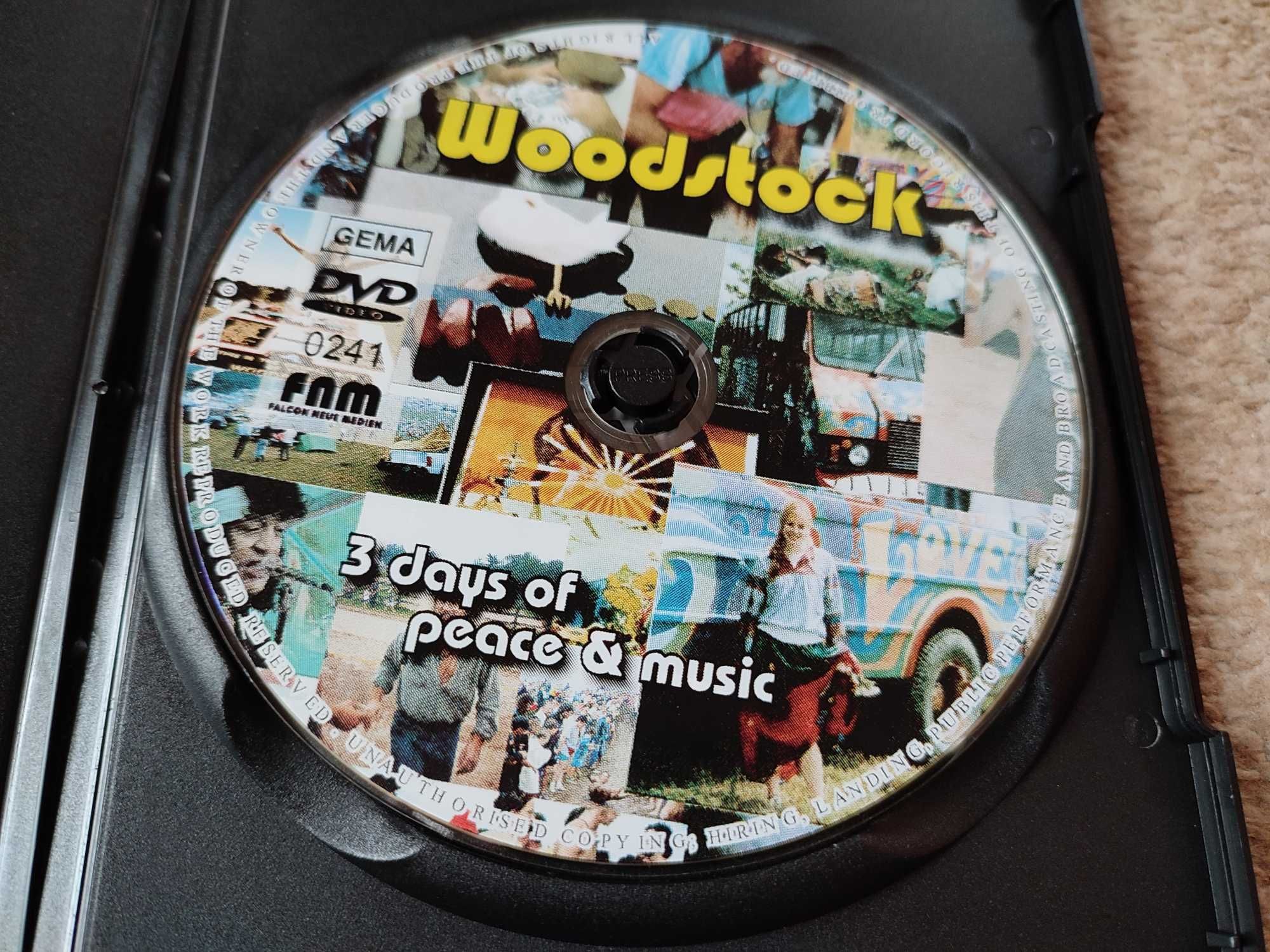 WOODSTOCK - 3 Days of Peace and Music, płyta DVD, stan bdb