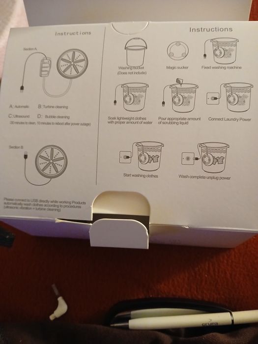 Mini pralka  dobra na urlop lub jaki kolwiek wyjazd