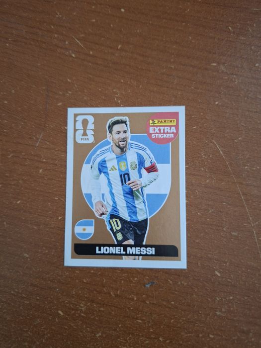 Cromo Dourado Messi Mundial 2026