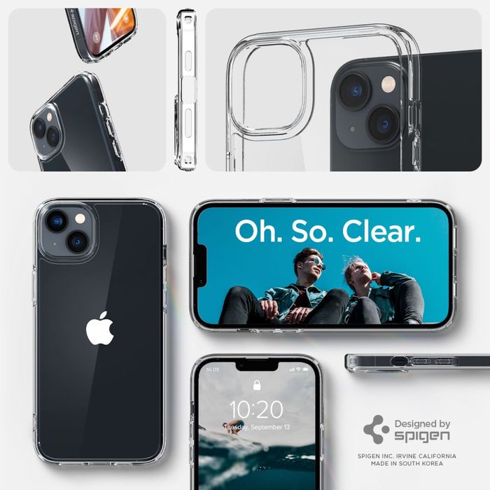 Spigen Ultra hybrid iPhone 14 crystal clear