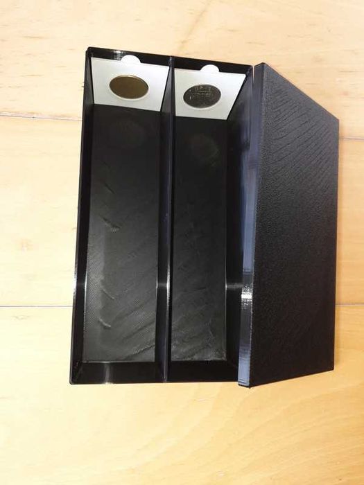 Caixa Dupla para alveolos de moedas