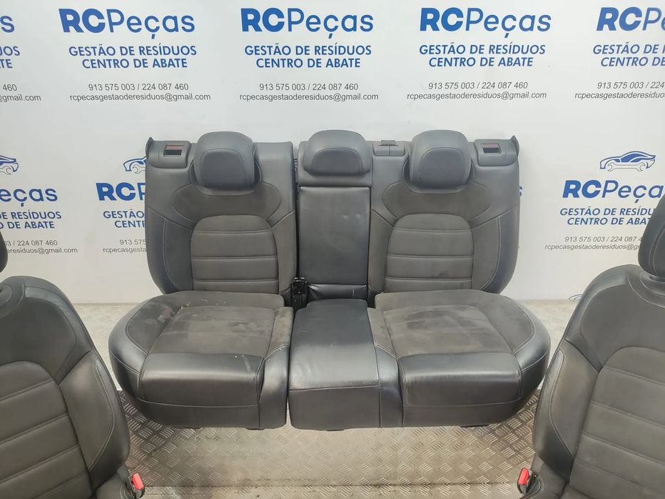 Conjunto Bancos Pele Alcantra Frente Frontais Tras Traseiros Citroen DS DS5 Sport 2011 a 2018