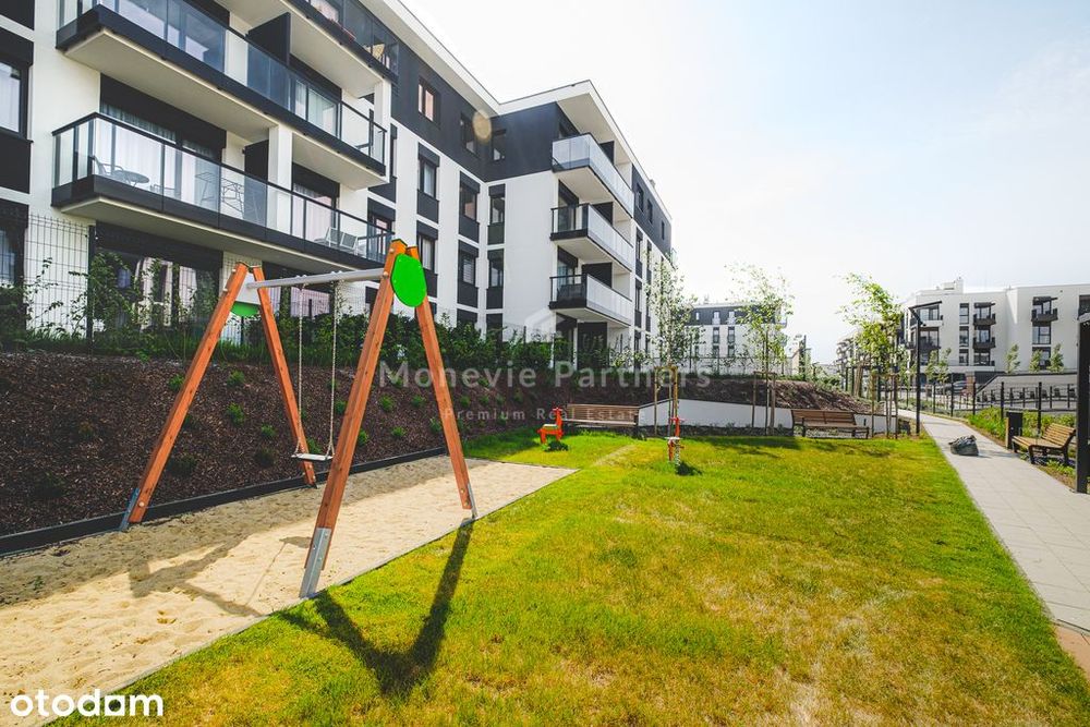 Apartament 2 pok. z dużym ogrodem, wysoki parter