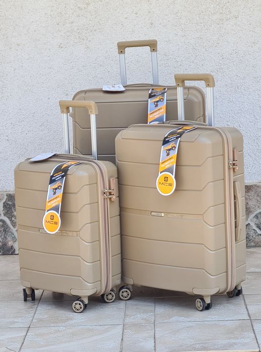 Чемодан гигант MCS 366 Turkey  из 10 поколения  полипропилен