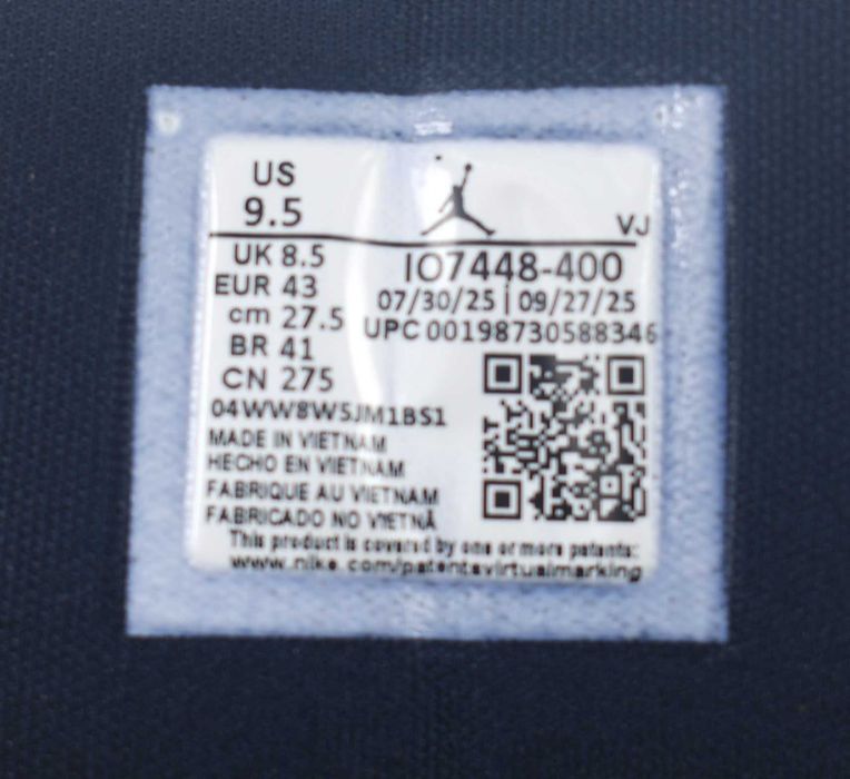 Buty Air Jordan 1 Low SE IO7448  roz. 43