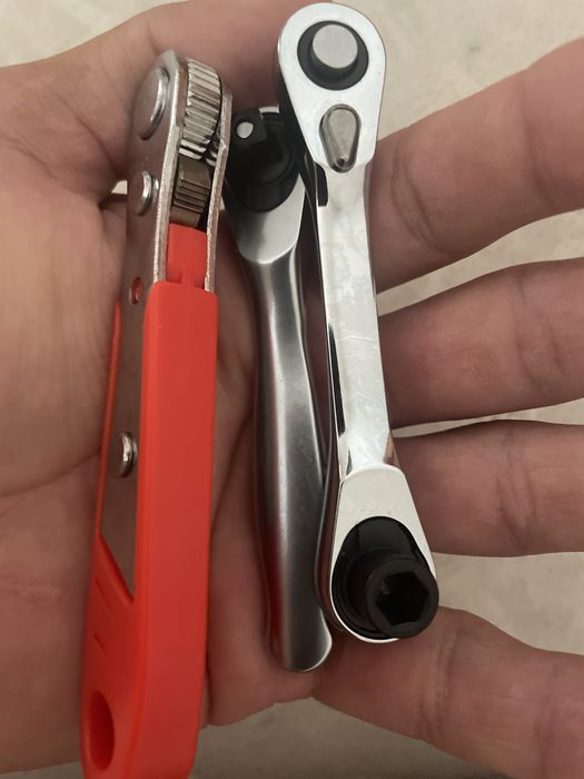 міні тріскачка мини трещотка 1/4 біта та квадрат