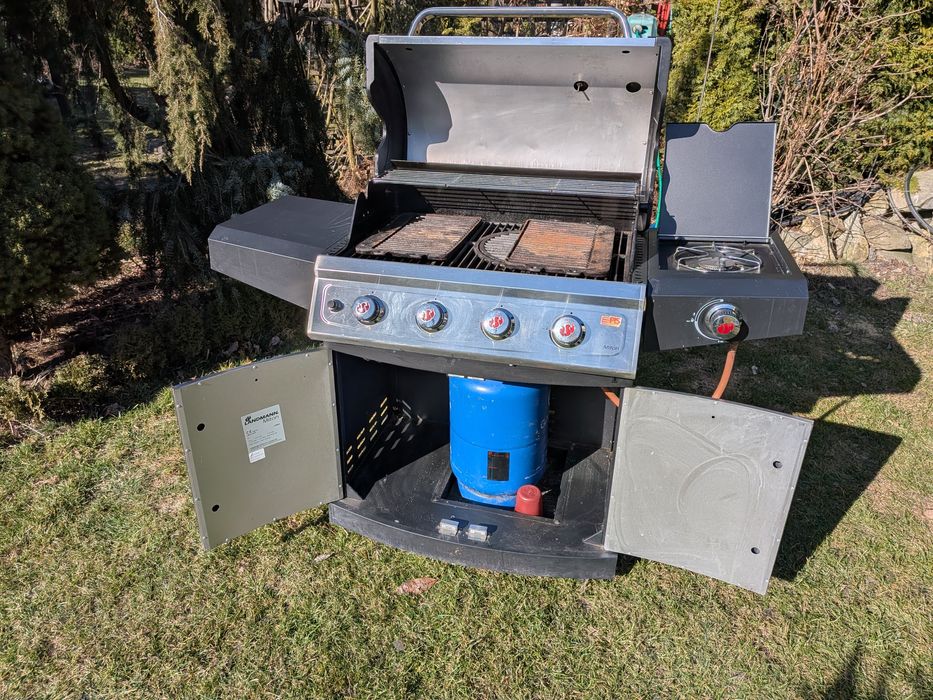 Duży grill gazowy XXL Landman Milton PTS 4,1  ( 12660) + gratis