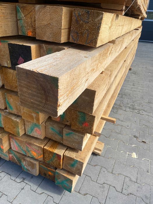 Krokwie, tarcica szorstka 120 x 120 / 140 x 140