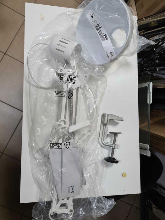 TERTIAL lampa biurkowa, biały - IKEA 703.554.55