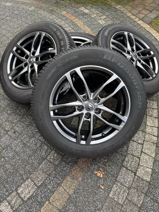 17” Renault Captur 5x114.3 / 215/60R17 Bfgoodrich g-ForceWinter 2 - 2021 r zima
